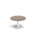 DAMS Brescia circular coffee table with flat square bases-24780