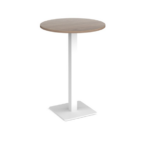 DAMS Brescia circular poseur table with flat square base-24943