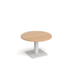 DAMS Brescia circular coffee table with flat square bases-24781