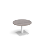 DAMS Brescia circular coffee table with flat square bases-24778