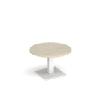 DAMS Brescia circular coffee table with flat square bases-24779