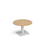 DAMS Brescia circular coffee table with flat square bases-24777