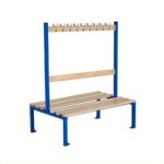 Junior School Cloakroom Benches With Hanging - Double Sided-7423