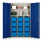 Metal High Capacity Tray Storage Cupboards-7412