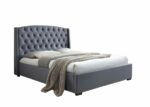 birlea fabric Balmoral Bed grey velvet-0
