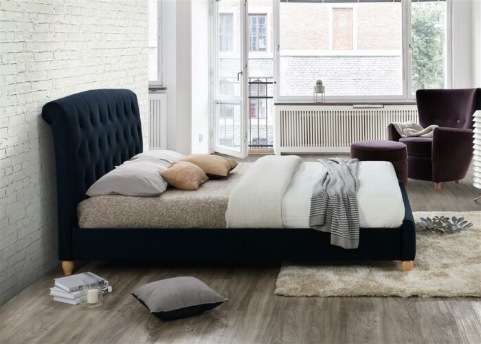 birlea fabric Brompton Bed midnight blue-7685