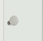 All White Metal 8 Door Personal Storage Locker-7403