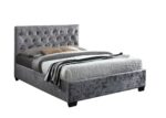birlea fabric Cologne Ottoman Bed steel crushed velvet or grey-0