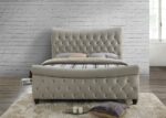 birlea fabric Copenhagen Bed warm stone-7702