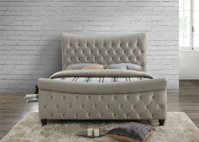 birlea fabric Copenhagen Bed warm stone-7702