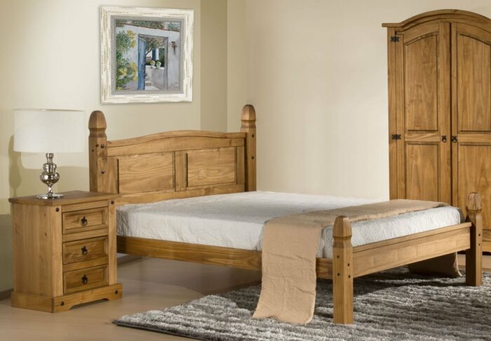 birlea Corona Wooden Low End Bed-16122