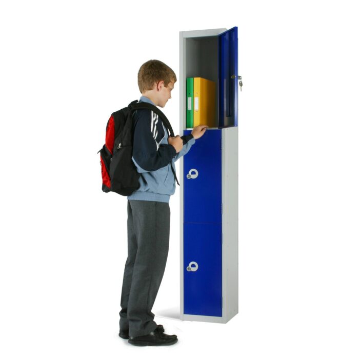 Metal 3 Door Personal Storage Locker-7238