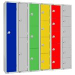 Metal 3 Door Personal Storage Locker-7233