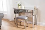 birlea Elysee Mirrored 5 Drawer Dressing Table-6685