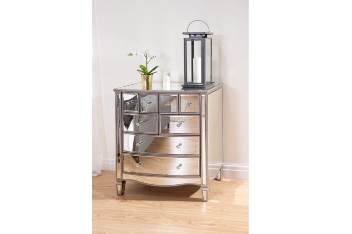 Birlea Elysee Mirrored Merchant 8 Drawer Chest-18080