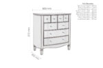 Birlea Elysee Mirrored Merchant 8 Drawer Chest-18078