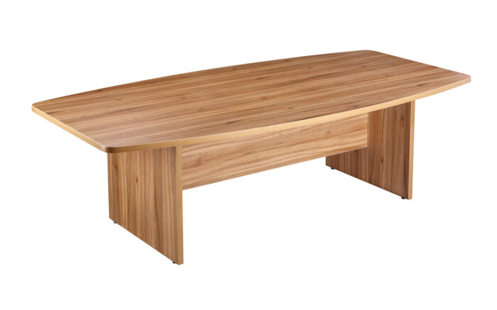 oi-Boat Shaped Boardroom Table 2400mm Long-0