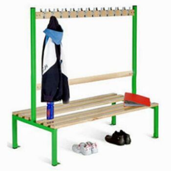 Junior School Cloakroom Benches With Hanging - Double Sided-0