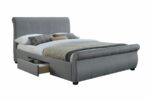 birlea fabric Lancaster Bed grey-0