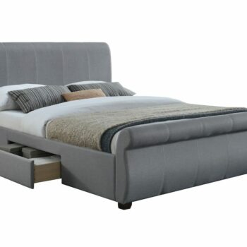 birlea fabric Lancaster Bed grey-0
