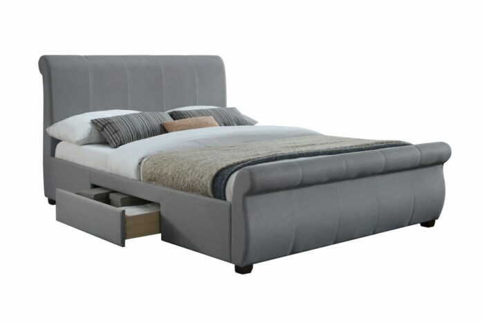 birlea fabric Lancaster Bed grey-0