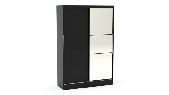 birlea Lynx 2 Door Sliding Robe with Mirror-7643