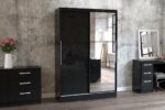 birlea Lynx 2 Door Sliding Robe with Mirror-7640