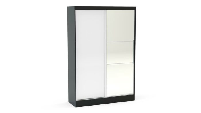 birlea Lynx 2 Door Sliding Robe with Mirror-7646