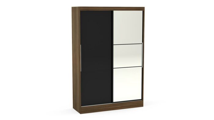 birlea Lynx 2 Door Sliding Robe with Mirror-7644