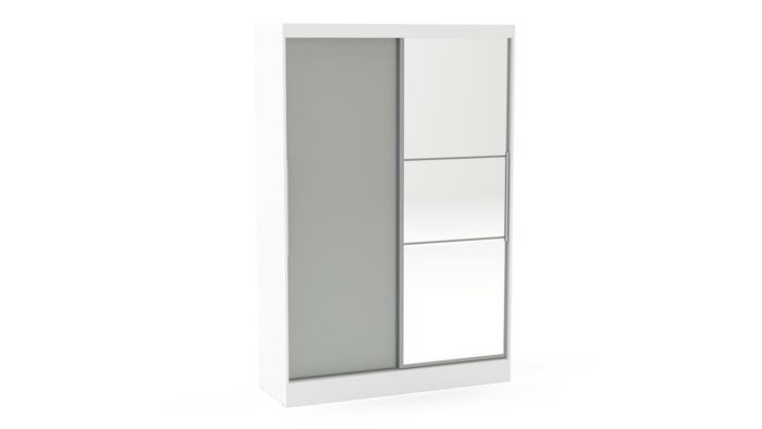 birlea Lynx 2 Door Sliding Robe with Mirror-7645