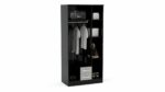 Birlea Lynx 3 Door 2 Drawer Robe with Mirror-7663