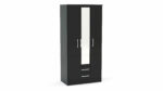 Birlea Lynx 3 Door 2 Drawer Robe with Mirror-7661