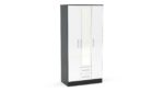 Birlea Lynx 3 Door 2 Drawer Robe with Mirror-7659