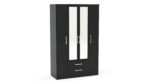 birlea Lynx 4 Door 2 Drawer Robe with Mirror-0