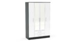 birlea Lynx 4 Door 2 Drawer Robe with Mirror-7670