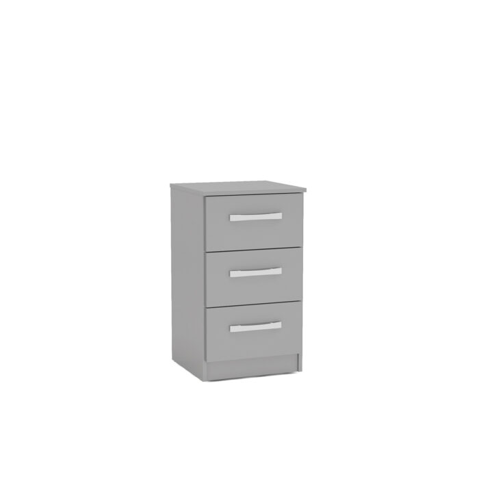 birlea Lynx 3 Drawer Bedside-7617