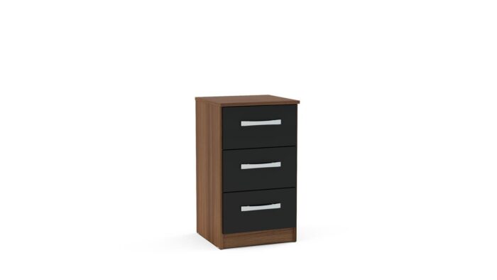 birlea Lynx 3 Drawer Bedside-7615