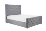 birlea fabic Marquis Ottoman Bed grey velet-7548