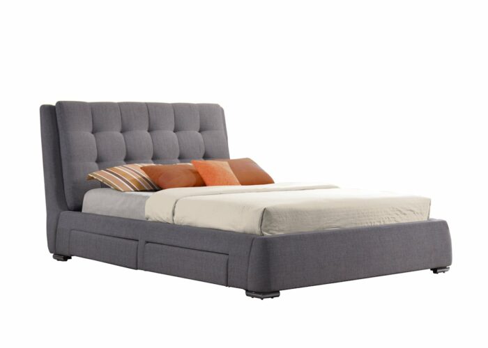 birlea fabric Mayfair 4 Drawer Bed grey-0