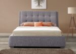 birlea fabric Mayfair 4 Drawer Bed grey-7687