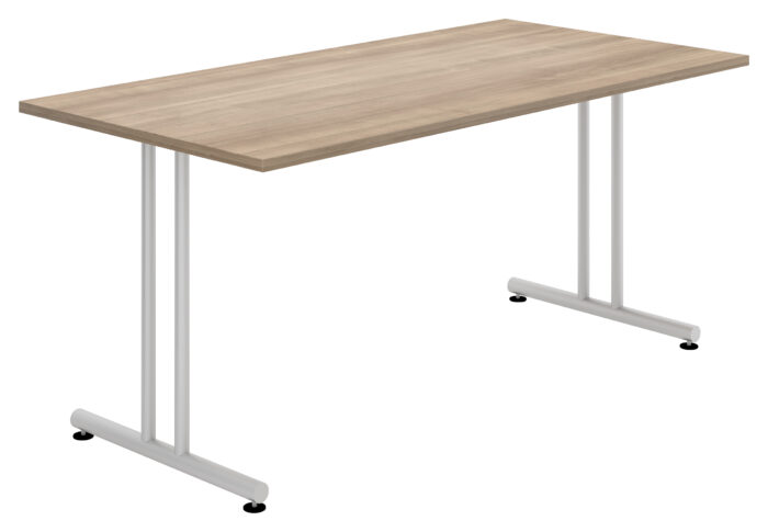 Elite Folding Rectangular Table With Straight Legs-0