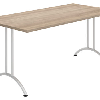 Elite Folding Rectangular Table With Radius Legs-0
