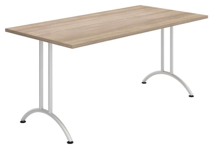Elite Folding Rectangular Table With Radius Legs-0