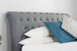 birlea fabic Oplulence Bed grey velvet-7537