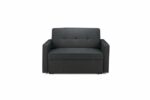 Birlea Otto Compact Sofa Bed In Grey Linen Effect-21968