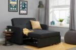 Birlea Otto Compact Sofa Bed In Grey Linen Effect-21967