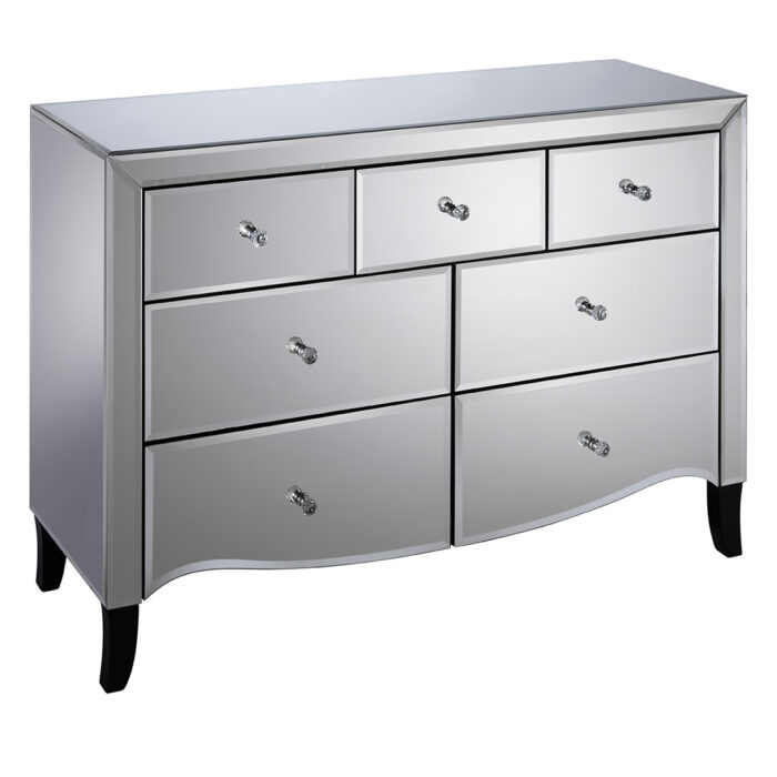 birlea Palermo Mirror 3 Drawer Over 4 Chest-0
