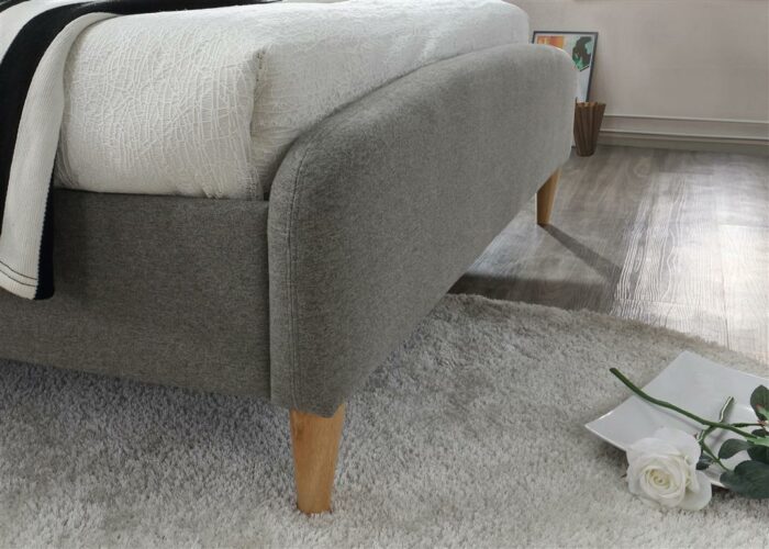 birlea Quebec Fabric Bed grey-7689