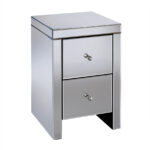 birlea Seville 2 Drawer Mirror Bedside-0
