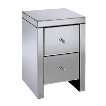 birlea Seville 2 Drawer Mirror Bedside-0